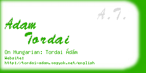 adam tordai business card